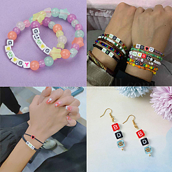 Kits de fabrication de bracelets pour enfants en acrylique bricolage&nbsp;DIY-SC0013-03