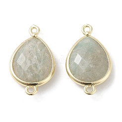Natürliche Amazonite Verbinder Anschlüsse&nbsp;G-L514-015E