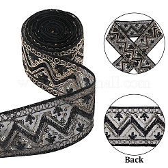 Ruban de broderie en polyester scintillant&nbsp;OCOR-WH0070-76A