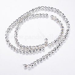 Electroplate non magnetici ematite sintetico fili di perline&nbsp;G-Q465-12S