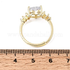 Polsini aperti in ottone con micro pavé di zirconi&nbsp;CU-CBA5C10-08G