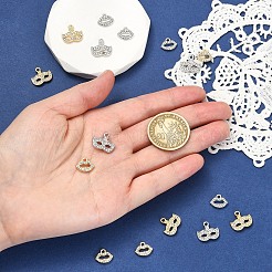 8 stücke 4 stile legierung strass anhänger&nbsp;ALRI-YW0001-36
