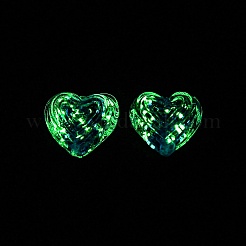 Perline luminose fatte a mano con sabbia dorata&nbsp;FOIL-B001-01A