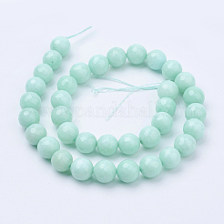 Hebras de abalorios de jade naturales malasia&nbsp;X-G-F488-8mm-22