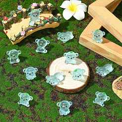 40 pezzo di 8 stili di ornamenti in miniatura di koala luminosi&nbsp;DJEW-CJZ0001-005