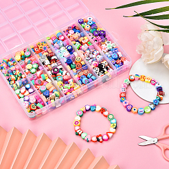 DIY-Kits zur Herstellung von Armbändern aus Polymer-Tonperlen&nbsp;DIY-YW0011-31