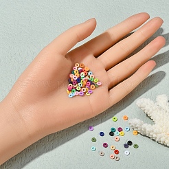 8400 Stück 24 Farben handgefertigte Polymer Clay Perlen&nbsp;CLAY-YW0001-11A-4mm