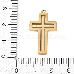 Ciondoli in acciaio inossidabile 304 con micro pavé di zirconi cubici&nbsp;STAS-A132-04E-G