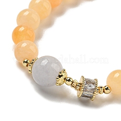 Pietra preziosa naturale bracciali di perline tratto rotonde&nbsp;BJEW-M315-06