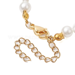 Braccialetti con perline acriliche imitate perle&nbsp;BJEW-JB10448