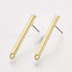 Legierung Ohrstecker Zubehör&nbsp;X-PALLOY-S121-137