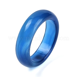Anelli da dito in agata naturale tinta e riscaldata per donna&nbsp;RJEW-Z075-02B