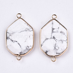 Natürliche Howlite verbindet Anschlüsse&nbsp;G-T131-48G-07