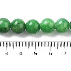 Chapelets de perles rondes en jade de Mashan naturelle&nbsp;G-D263-10mm-XS13