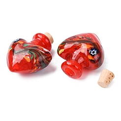 Pendentifs de bouteille de parfum vernissés manuels&nbsp;LAMP-H072-02C