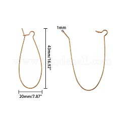 Risultati di orecchini a cerchio in ottone&nbsp;KK-FH0001-45-NR