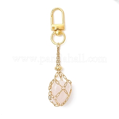Pochette en macramé en acier inoxydable 304&nbsp;HJEW-JM04379-01