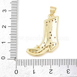Messing-Mikropflaster mit Zirkonia und Emaille-Anhängern&nbsp;LS-KK-Z145-02G