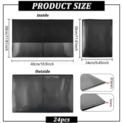 Chemises rectangulaires en plastique PP&nbsp;OFST-WH0019-03