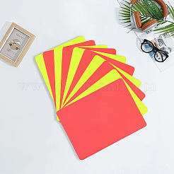 2 pz carta arbitro di calcio in plastica PVC&nbsp;AJEW-WH20121-16
