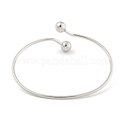 Anlaufgeschützte Armreifen aus 304er Edelstahl&nbsp;BJEW-P331-12P