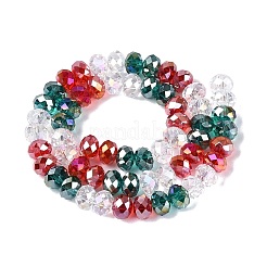 Chapelets de perles en verre transparent électrolytique&nbsp;EGLA-N022-16A-A03