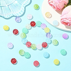 100pcs 11 Farben transparente Glasperlen&nbsp;DGLA-CJ0001-02