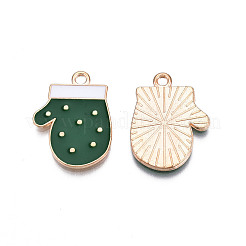 Pendentifs en émail d'alliage de style de noël&nbsp;X-ENAM-Q442-62