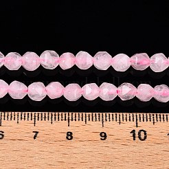 Natürlichen Rosenquarz Perlen Stränge&nbsp;G-T138-222