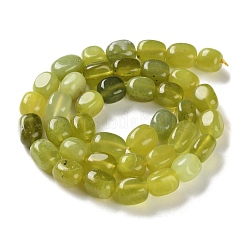 Natürliche Zitronen Jade Perlen Stränge&nbsp;G-P497-01D-04