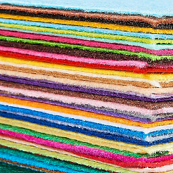 Viereckige vlies stickerei nadel filz für diy handwerk&nbsp;DIY-BC0003-02