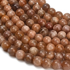 Natürliche sunstone Perlen Stränge&nbsp;GG-CBA15F7-10mm