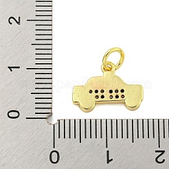 Cremagliera placcatura micro ottone spianare pendenti zirconi&nbsp;X-KK-U021-05G