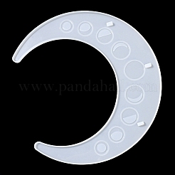 Mondform schwimmendes Regal DIY Silikonformen Kit&nbsp;DIY-G093-02B