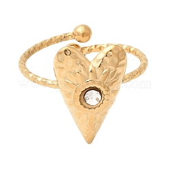 Bagues manchettes ouvertes pour femmes&nbsp;RJEW-A091-10G
