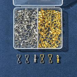 100 Stück 2 Farben Messing-Eispickel-Klemmbügel&nbsp;IFIN-FS0001-48