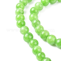 Fili di perline mashan giada tondo naturale&nbsp;G-D263-6mm-XS17