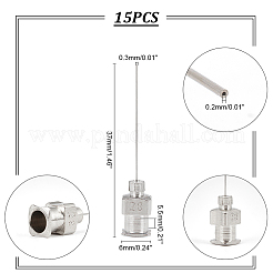 15 aiguille de distribution à pointe émoussée en acier inoxydable 304 Luer Lock&nbsp;TOOL-UN0001-28B