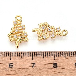 Ottone micro spianare pendenti zirconi&nbsp;KK-N263-88G