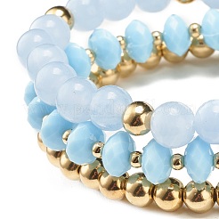 Ensemble de bracelets extensibles perlés&nbsp;BJEW-JB07794