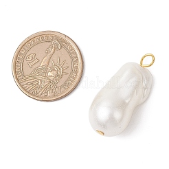 Pendentifs en perles d'imitation abs&nbsp;PALLOY-JF04059-01