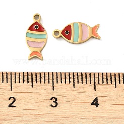 Ionenplattierung (IP) 304 Edelstahl Emaille Charms&nbsp;STAS-D018-04G