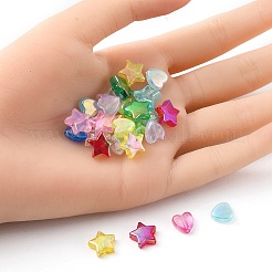 100pcs 2 Arten transparente Acrylperlen&nbsp;OACR-YW0001-49