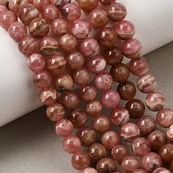 Natürliche argentinien rhodochrosit perlen stränge&nbsp;G-D864-14-6mm-A