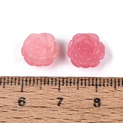 Gefärbte natürliche weiße Jade geschnitzte Perlen&nbsp;G-Q601-41B-01