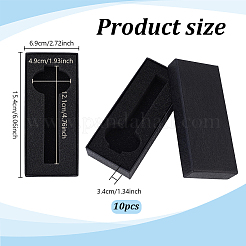 Boîtes d'emballage individuelles pour montres en carton texturé à motif de rose&nbsp;CON-WH0100-72A