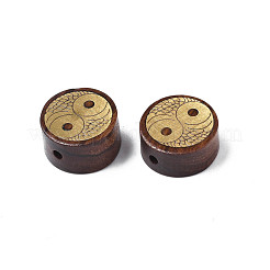 Perline di legno naturale non tinte&nbsp;WOOD-N013-029