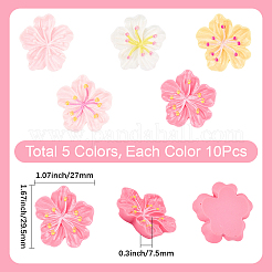Cabochon in resina 50 pz 5 colori&nbsp;OACR-SC0002-76