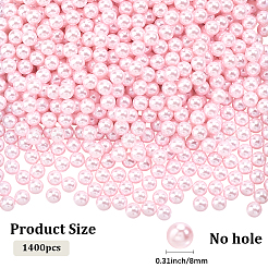 1400pcs nachgemachte Perlenacrylperlen&nbsp;OACR-PA0001-39