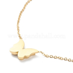 Collares colgantes de acero inoxidable 304&nbsp;NJEW-K118-17G